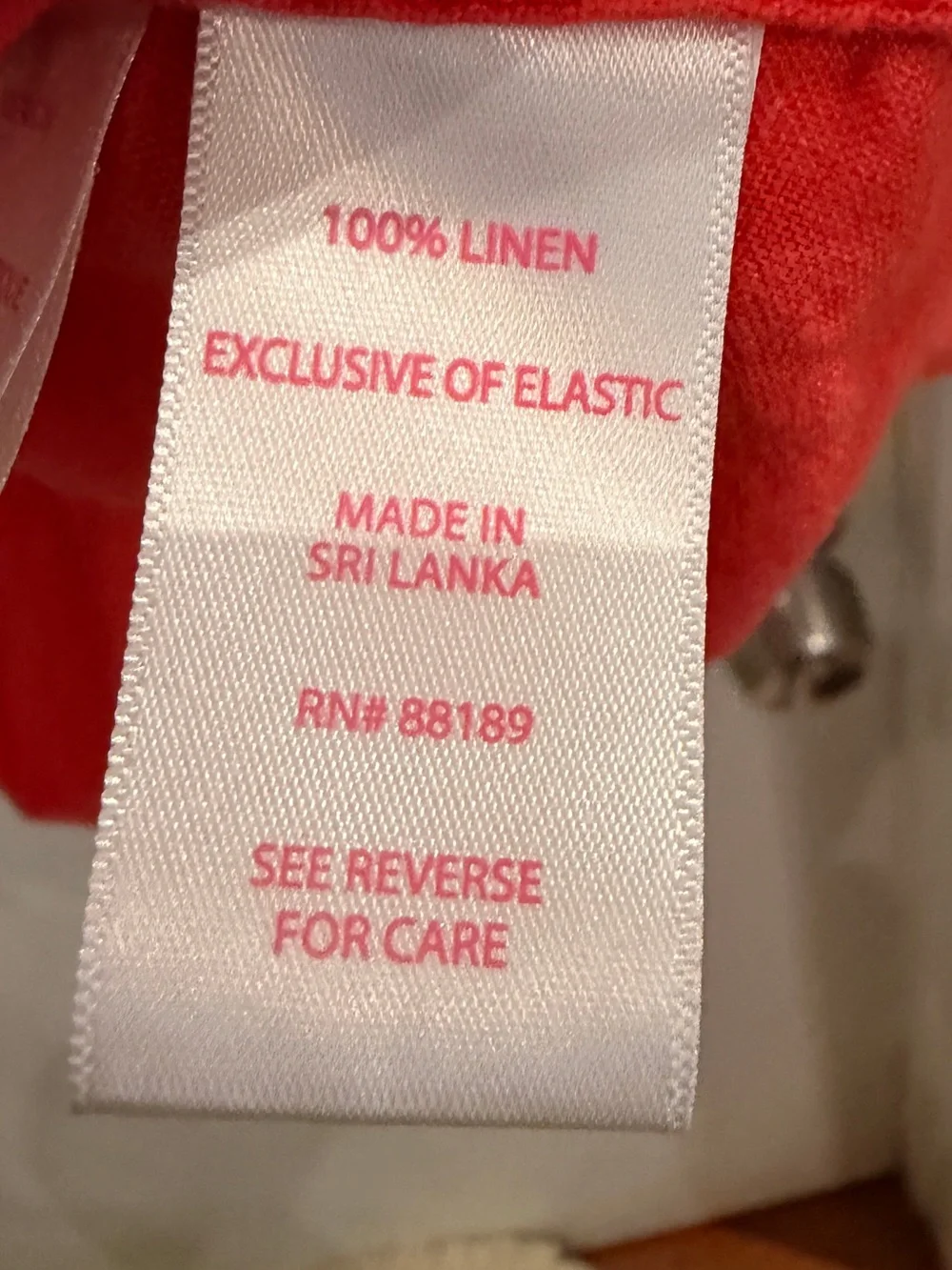 Lilly Pulitzer Coral Pink Linen Puff Sleeve V-Neck Top Size 00 Resort‎ Coastal